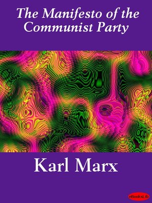 cover image of The Manifesto of the Communist Party